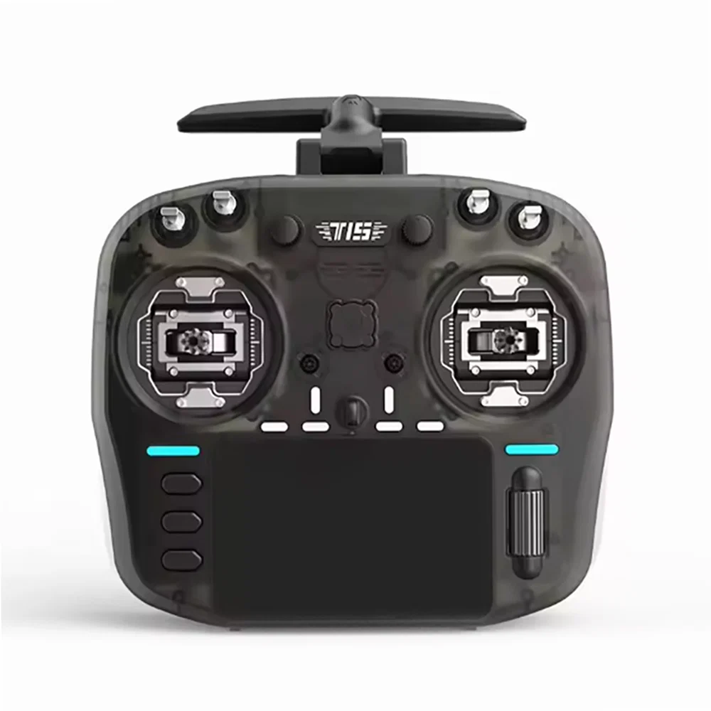 Jumper T15 ELRS 1W 2.4GHz VS-M HALL Sensor Gimbals 3.5" HD Touch Color Screen EdgeTX RC Transmitter - Choose Color — Translucent Black