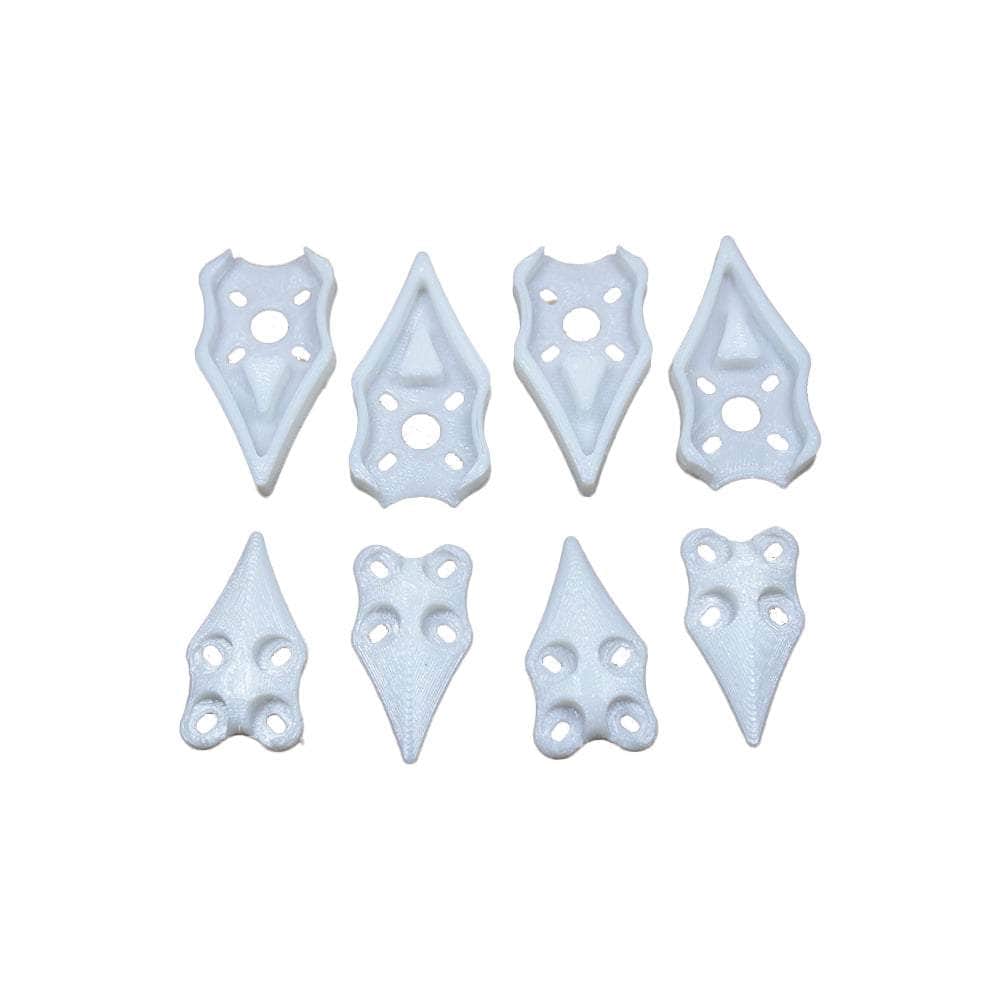 Quadifier Diamondback 5" Arm Guard and Skids 3D Printed TPU - Choose Your Color — White
