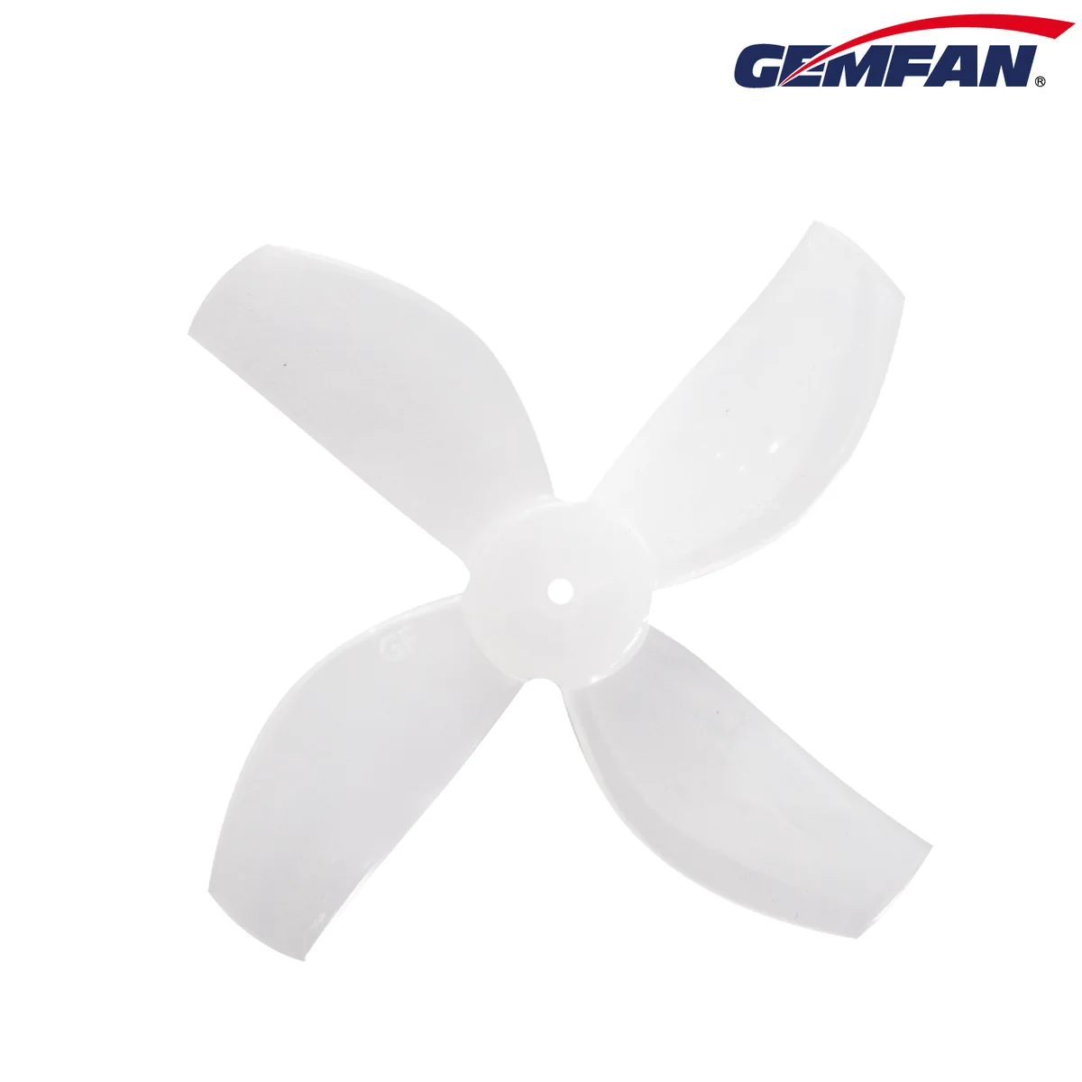 Gemfan 35mm Durable Quad-Blade Propellers 1mm Shaft (4CW+4CCW) - Choose Your Color — Milk White