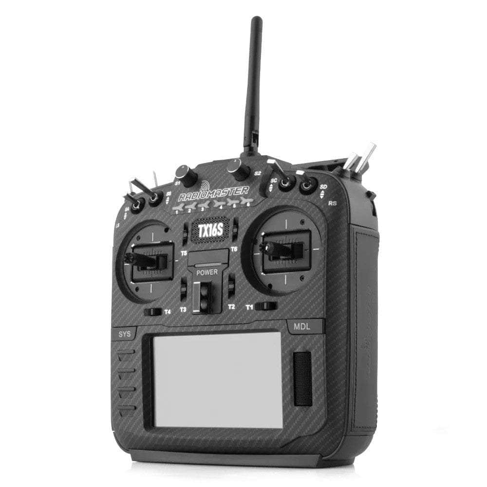 RadioMaster TX16S MKII MAX EdgeTX RC Transmitter w/ V4.0 Hall Gimbals - Choose Version — Black / ELRS