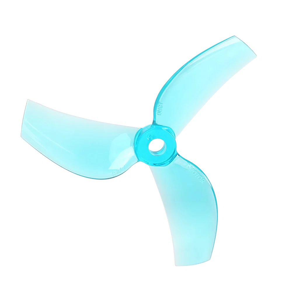 T-Motor T76S 3 Inch 5MM Mounting FPV Drone Propeller - Tri-Blade — Crystal Blue