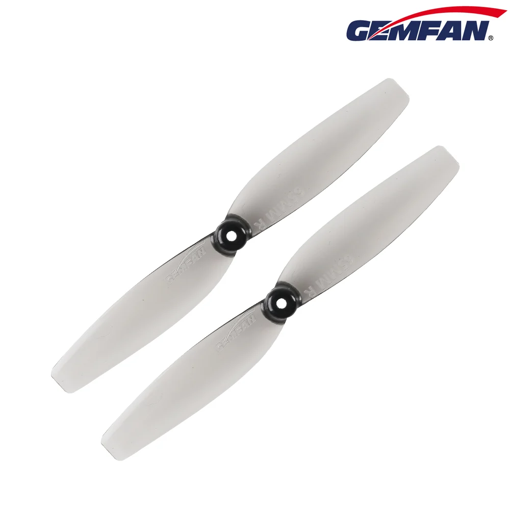 GEMFAN 65MM PROP WITH 1.5MM HUB (CHOOSE COLOR) — GRAY