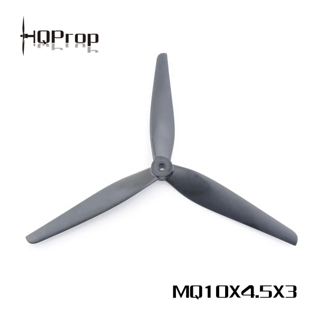 HQ MacroQuad Prop 10X4.5X3 Black Glass Fiber Reinforced Nylon - (2CW+2CCW)