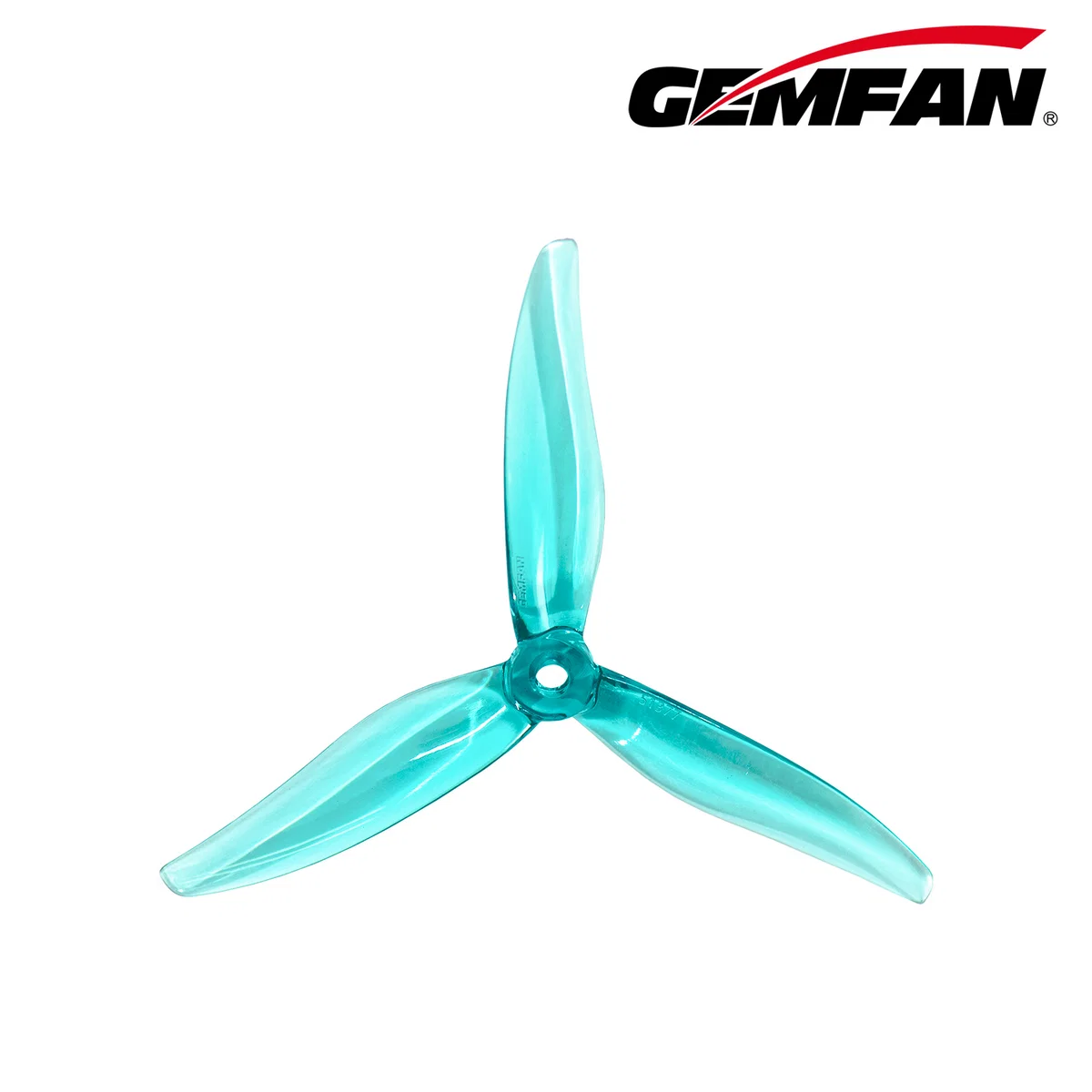 Gemfan Hurricane Max 51377 Prop — Transparent Cyan