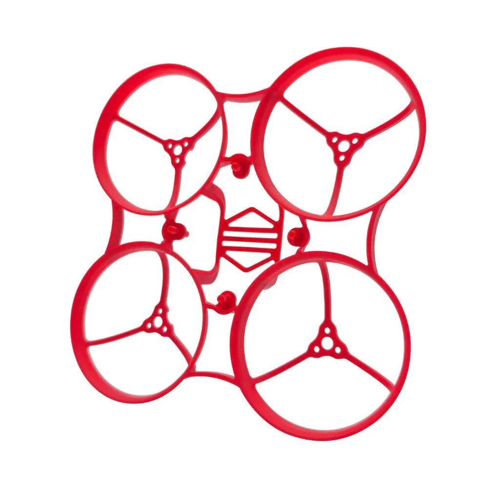 NewBeeDrone Cockroach LiteAF 75mm Cinewhoop Frame — Ruby Red