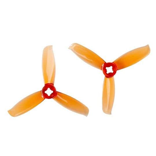 Gemfan WinDancer 3028 Tri-Blade 3" Prop 4 Pack (5mm/1.5mm Mounting) - Choose Your Color — Whisky