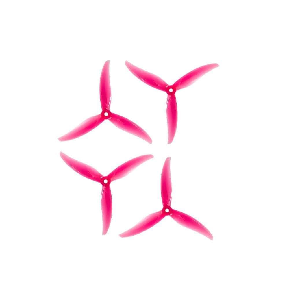 Gemfan Proxy 5127.5 3-Blade Propeller (Set of 4) — Hot Pink