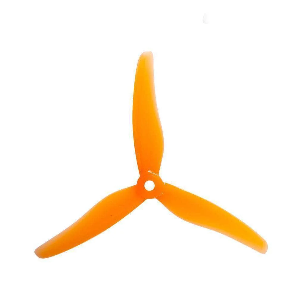 Gemfan Hurricane 51433 Durable Tri-Blade 5" Prop 4 Pack - Choose Your Color — Orange
