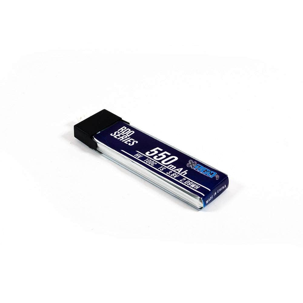 RDQ Series 3.8V 1S 550mAh 100C LiHV Whoop/Micro Battery w/ Plastic Head - Choose Version — PH2.0