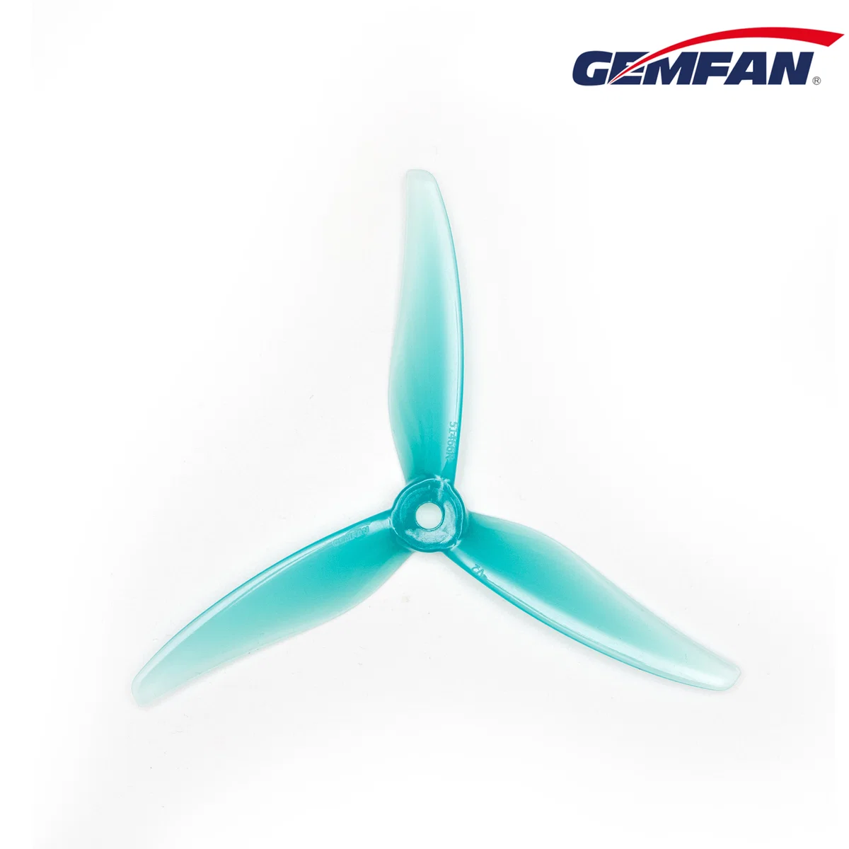 Gemfan Hurricane MCK Edition V2 51466 Durable Tri-Blade 5" Prop - 2CW+2CCW - Choose Color — Wave Blue