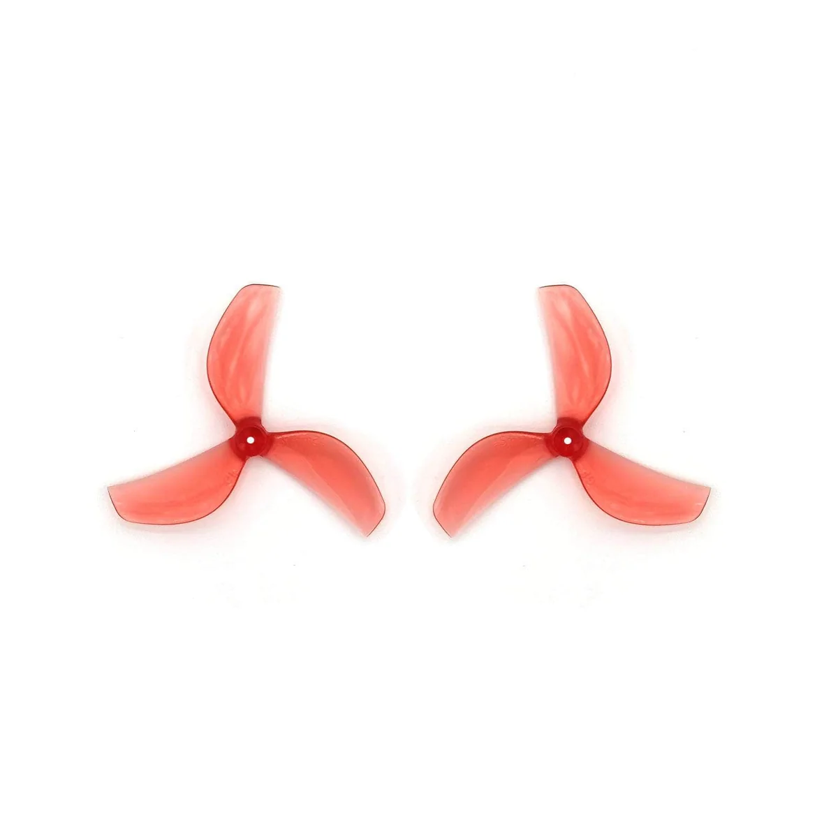 Gemfan Ducted 1815 Tri-Blade 45mm Micro/Whoop Prop 8 Pack (1mm Shaft) - Choose Your Color — Clear Red