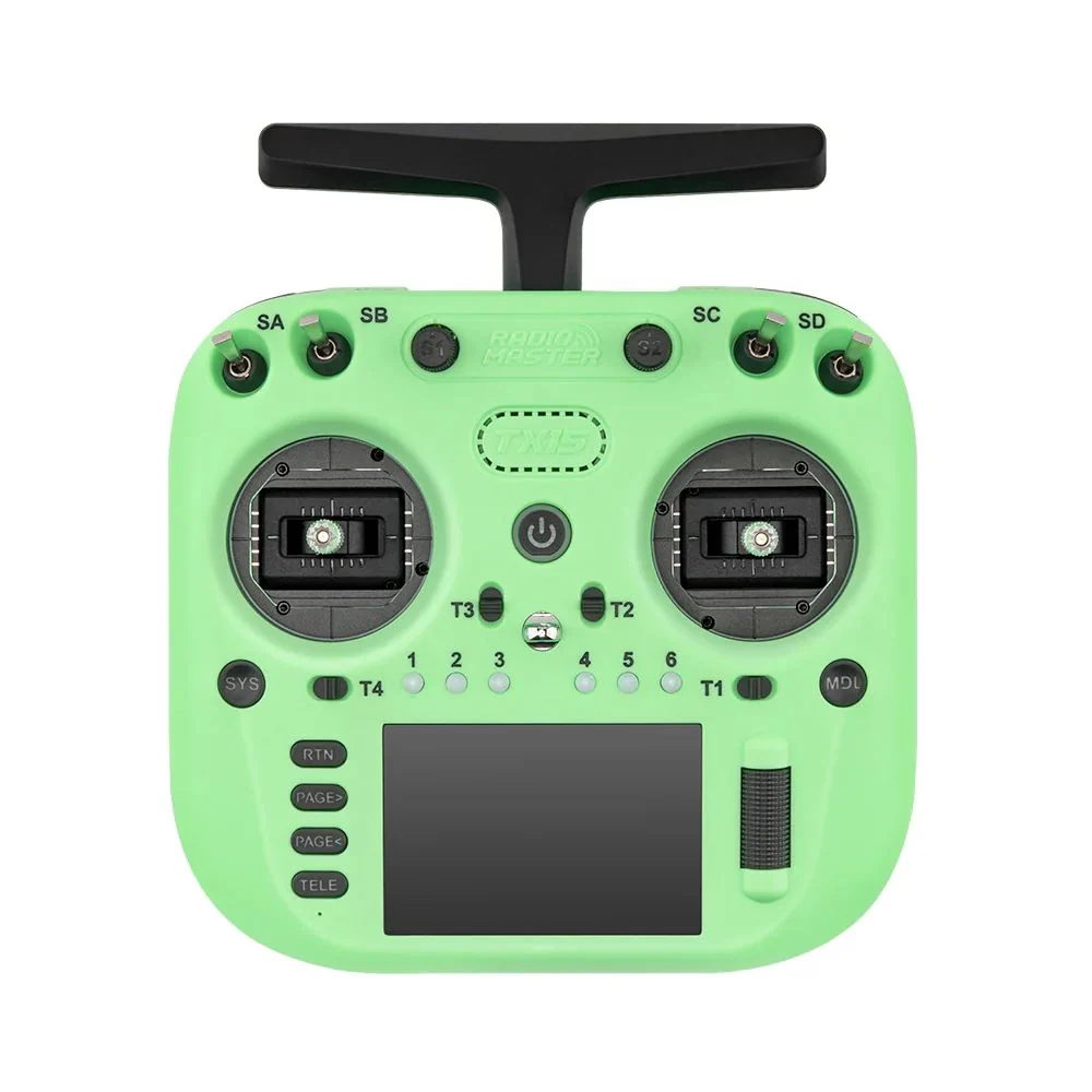 RadioMaster TX15 M2 ELRS 2.4GHz/900MHz 3.5-inch Touchscreen Display V5.0 Hall Sensor Gimbals Radio Controller - Choose Color — Green