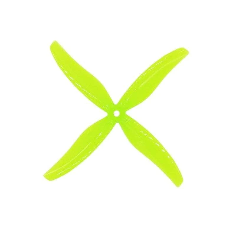 Gemfan Hurricane 6038-4 Quad-Blade 6" Prop 4 Pack - Choose Your Color — Yellow