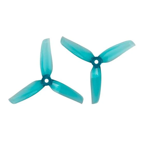 Gemfan WinDancer 4032 Tri-Blade 4" Prop 4 Pack - (Choose Color) — CLEAR BLUE