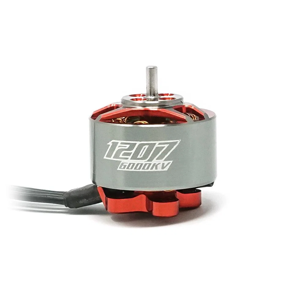 RCINPOWER GTS V2 1207 6000KV Motor - Choose Color — TITANIUM & RED