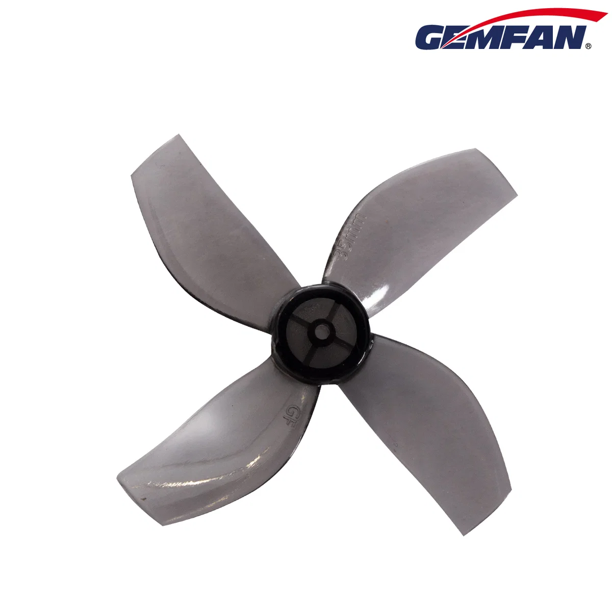 Gemfan 35mm Durable Quad-Blade Propellers 1mm Shaft (4CW+4CCW) - Choose Your Color — Grey