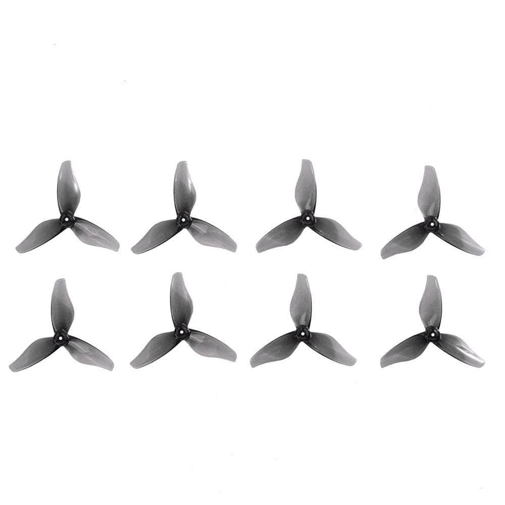 Gemfan 2023S Hurricane 3-Blade Propeller (Set of 8) — Clear Gray