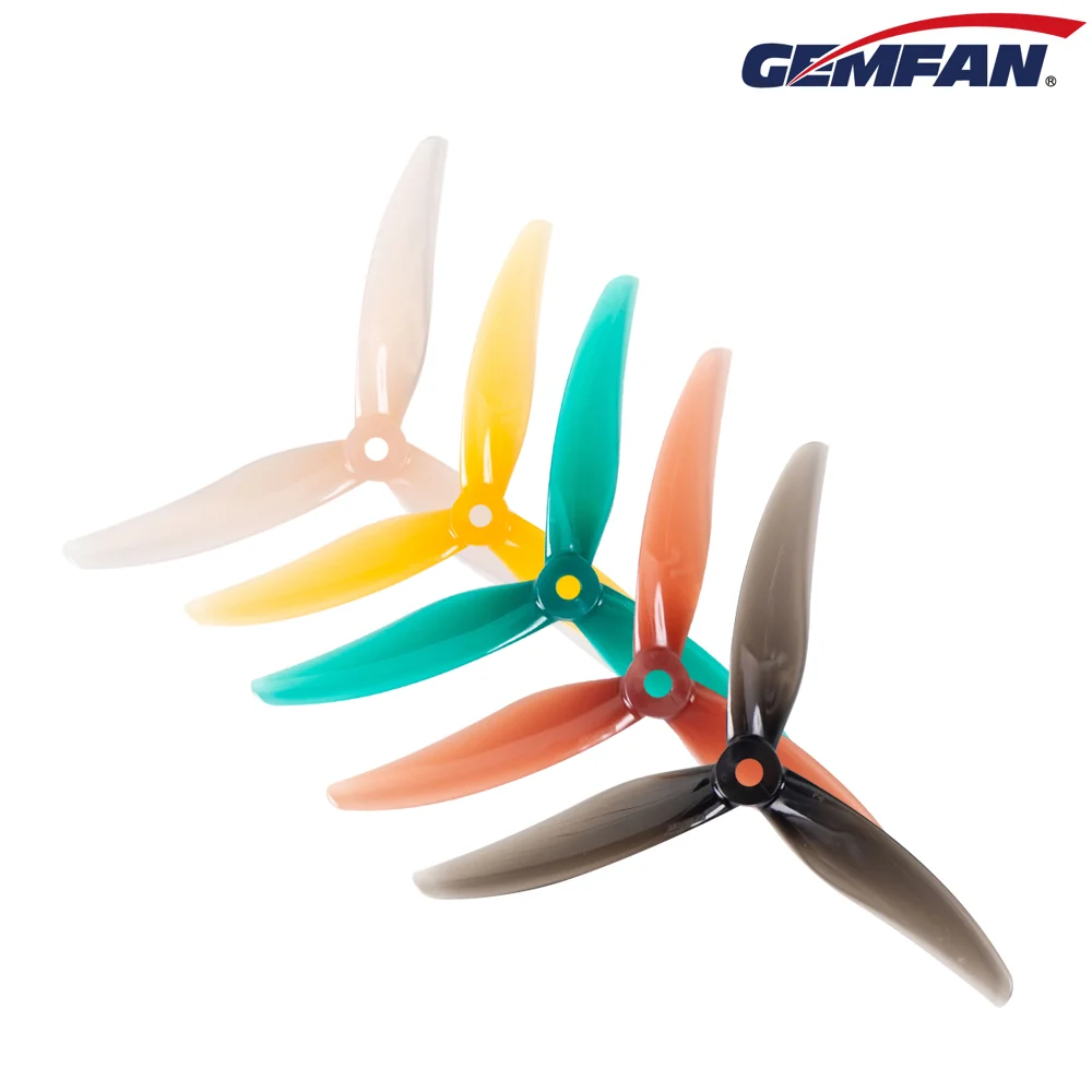 Gemfan Freestyle3S (5.1x3x3) Durable F3 - Choose Color — Jade Green