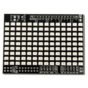 KAMduino LoL Shield Green - wyświetlacz matrycowy LED do Arduino (zielony)