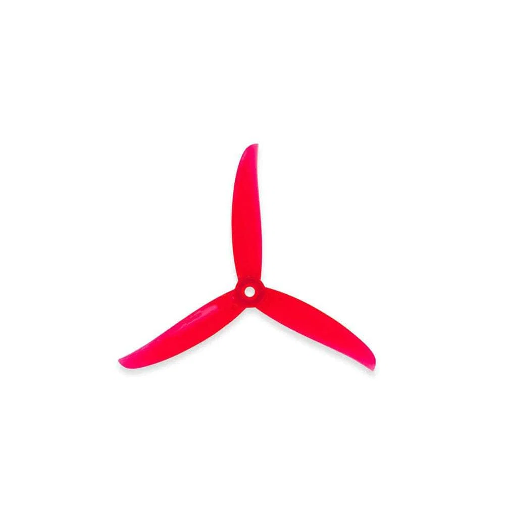 Gemfan Vannystyle 5136 Tri-Blade 5" Prop 4 Pack - Choose Color — Clear Red