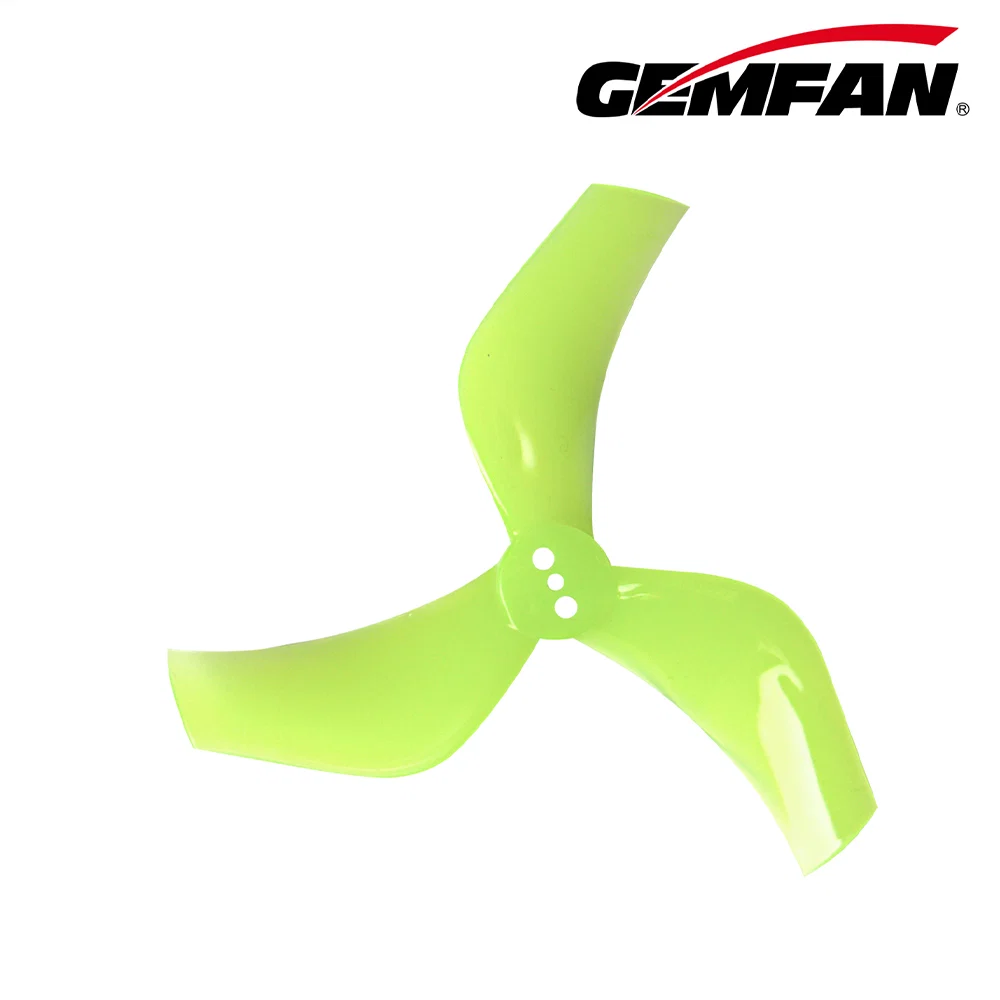 Gemfan Ducted D75S-3 3" PC T-Mount 1.5mm Cinewhoop Prop (2CCW+2CW) - Choose Color — Yellow