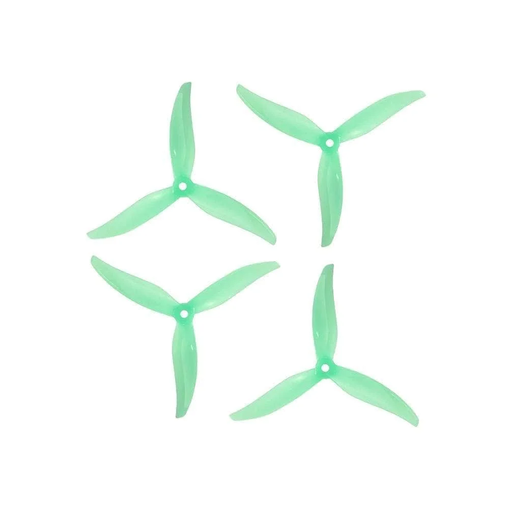 Gemfan Proxy 5127.5 3-Blade Propeller (Set of 4) — Mint Green
