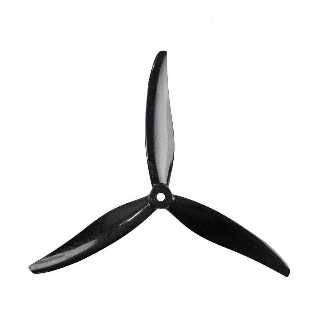 Gemfan Cinelifter 7035 7x3.5x3 Tri-Blade 7" Prop 4 Pack - Choose Your Color — Black