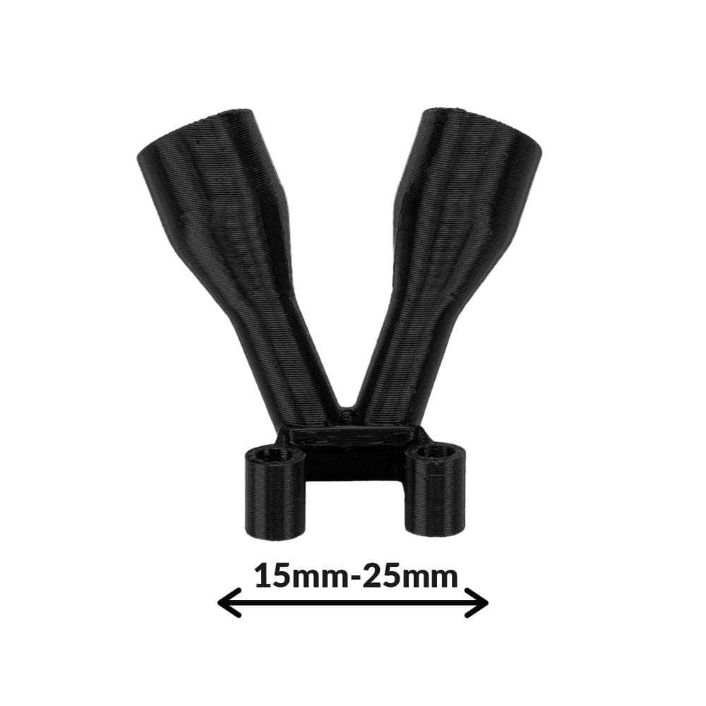 Brain3D Dual Antenna Mount for DJI O4 Air Unit Pro — 15mm-25mm