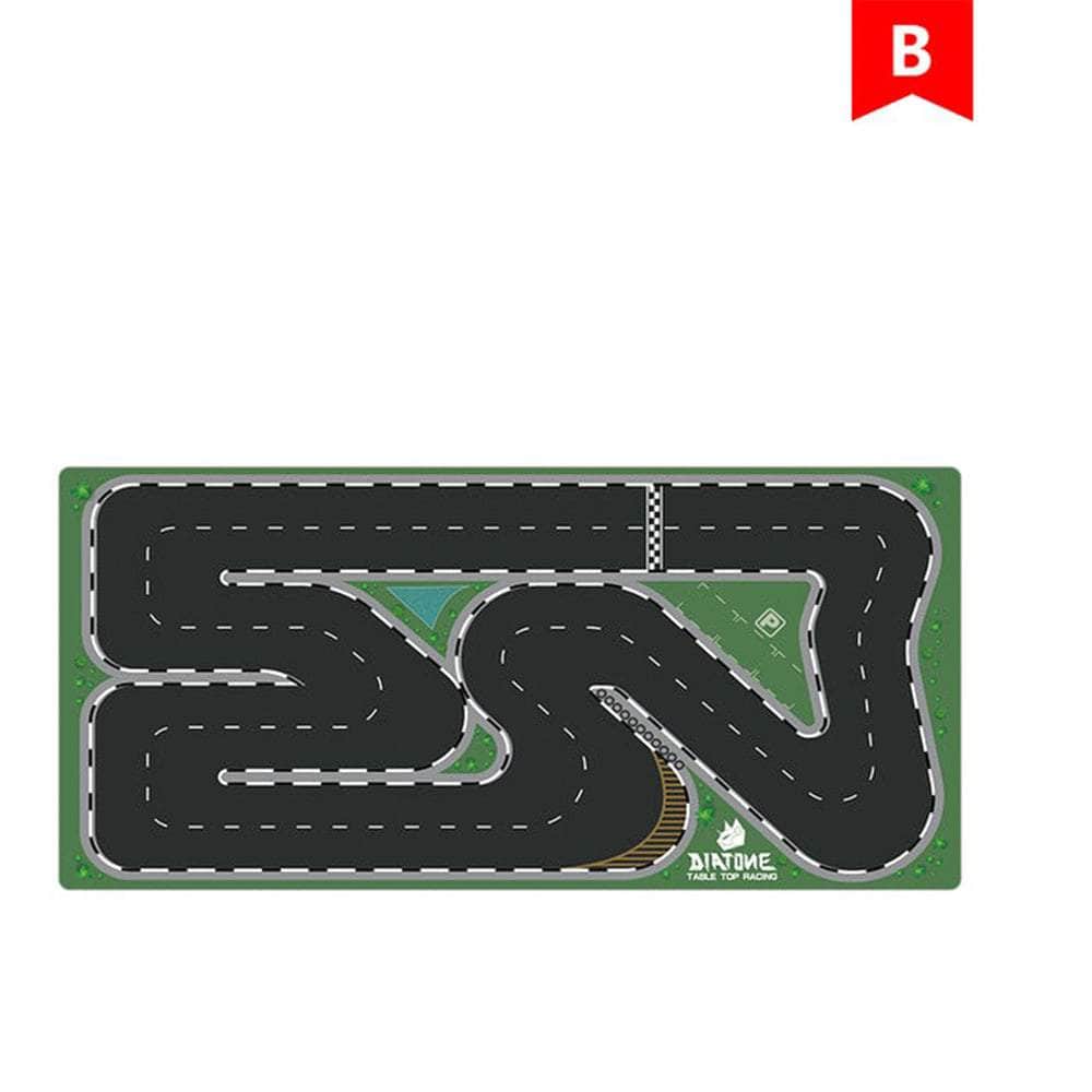 Diatone Mouse Pad Mini Car Table Top Racing Track - Choose Version — Track B