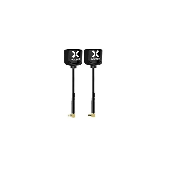 Foxeer 5.8G Lollipop 4 2.6dBi Omni Antenna 2pcs - Angle MMCX 60mm LHCP (Choose Color) — Red