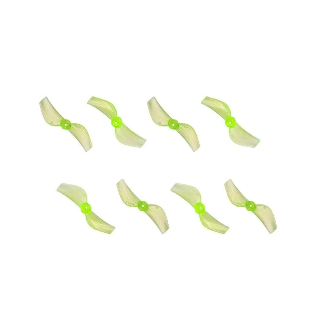 Gemfan 35MMS 2-Blade Propeller (Set of 8) - 1mm Shaft — Radioactive Yellow