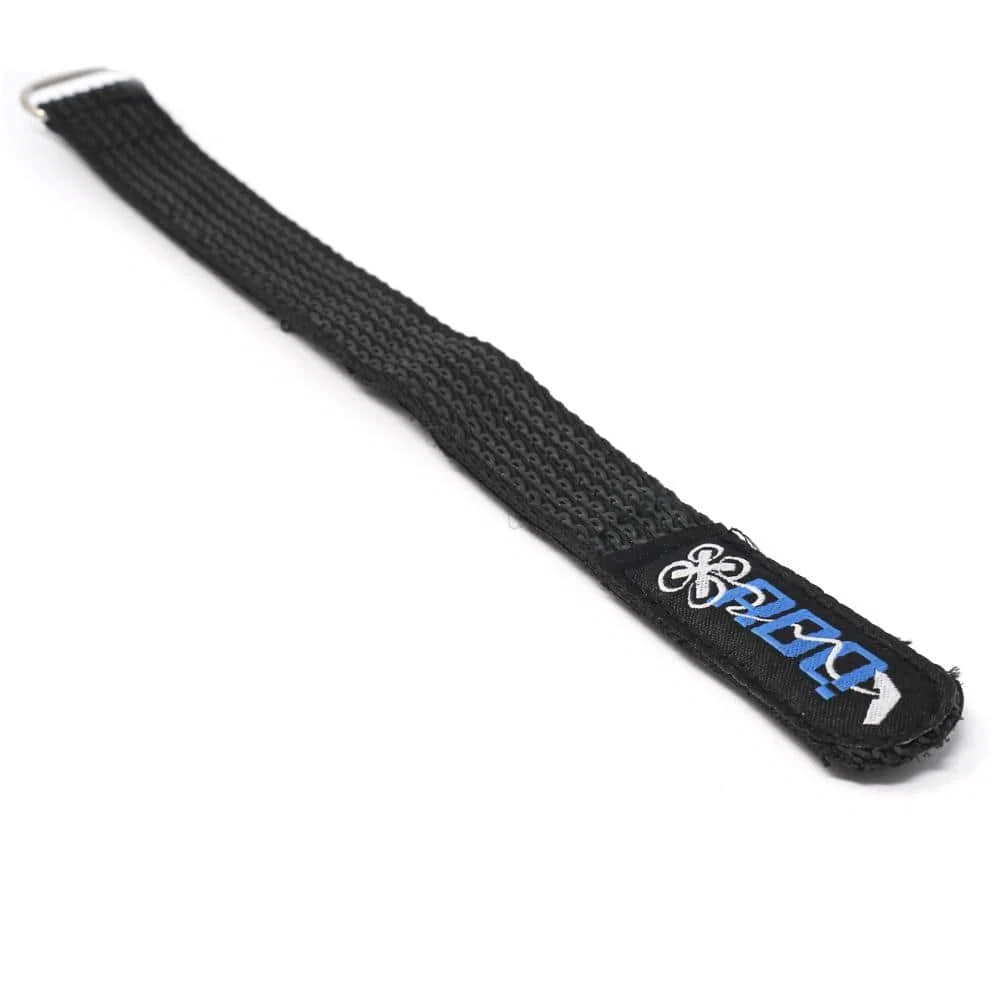 RDQ 250mm Kevlar Battery Strap w/ Woven Rubber Grip & Metal Buckle (3PK)