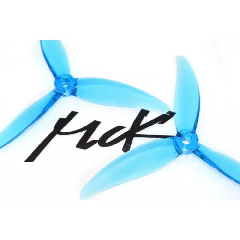 HQ MCK Prop Tri-Blade 5" Poly Carbonate Prop (2CW+2CCW) - Choose Color — Blue