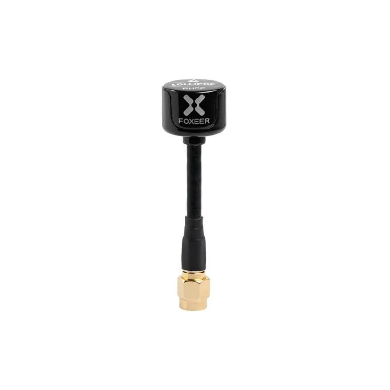 Foxeer 5.8G Lollipop 4 2.6dBi Omni Antenna 2pcs - SMA LHCP (Choose Color) — Black