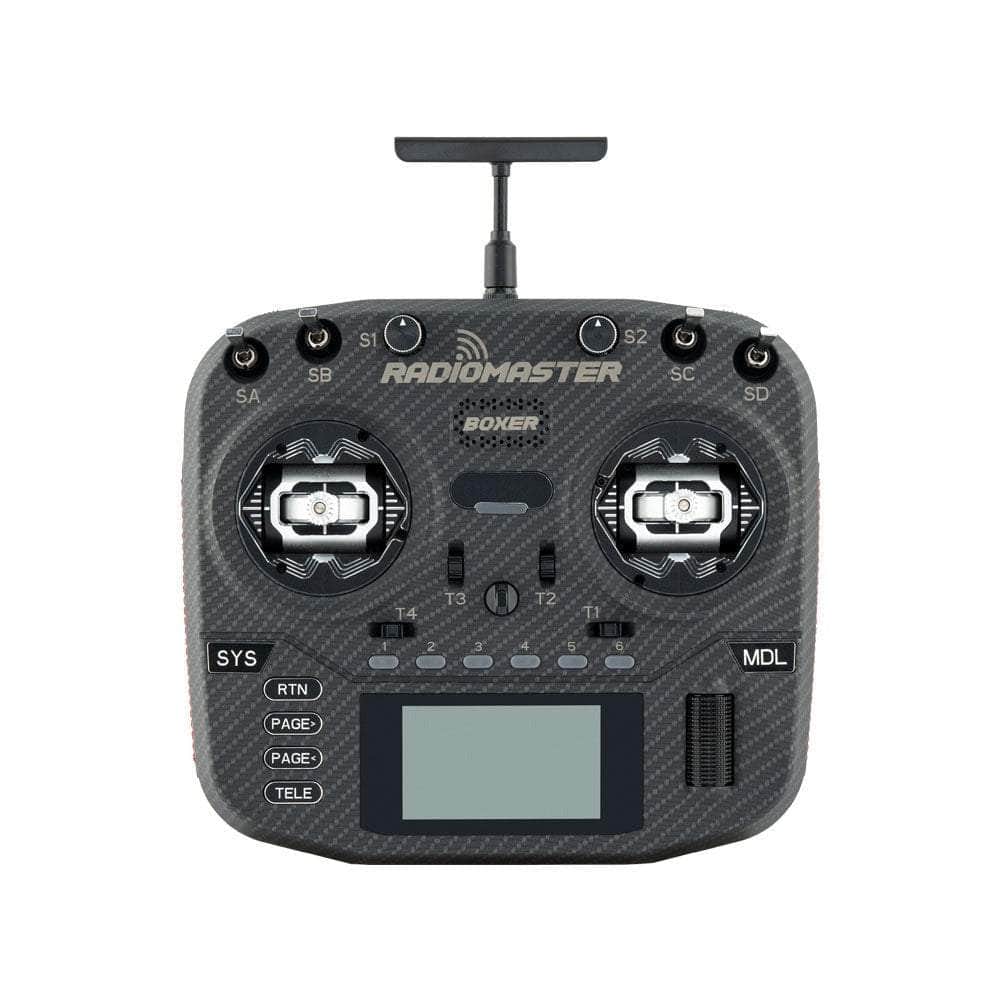 RadioMaster Boxer Max EdgeTX RC Transmitter - ELRS 2.4GHz - Choose Your Version — Black