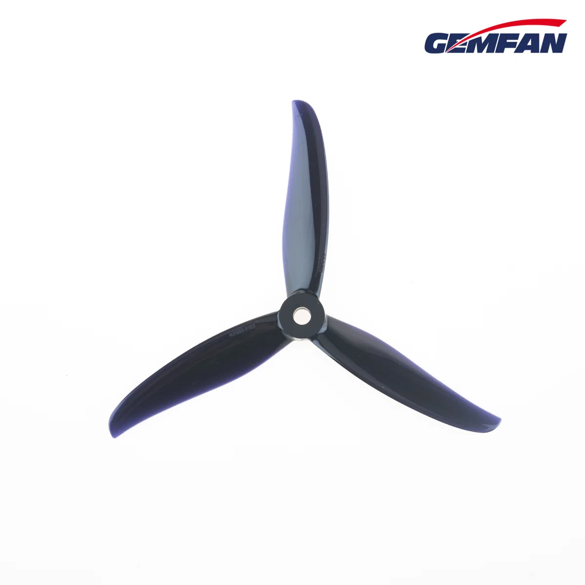 Gemfan Hurricane 4937 Tri-Blade 4.9" Propeller (2CW+2CCW) - Choose Color — Black