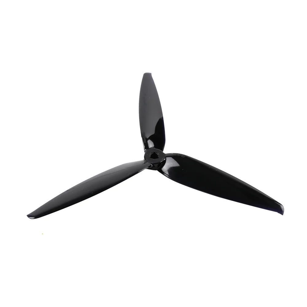 Gemfan Flash 7040 Tri-Blade 7" Prop 4 Pack - Choose Your Color — Black