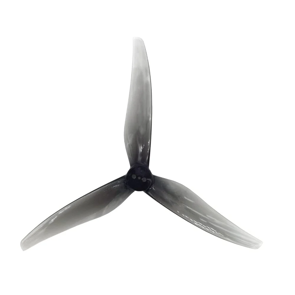 Gemfan Hurricane SL 5125-3 Tri-Blade 1.5mm T-Mount 5 inch Ultralite Racing Prop - Choose Color — Lemon Yellow