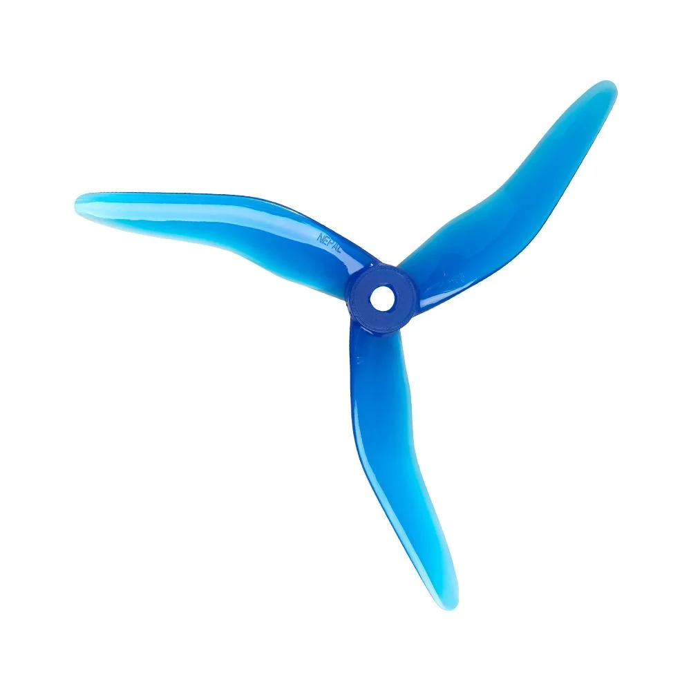 DALPROP NEPAL N1 - 5.1" TRI-BLADE PROP - (2CW + 2CCW) — Crystal Blue