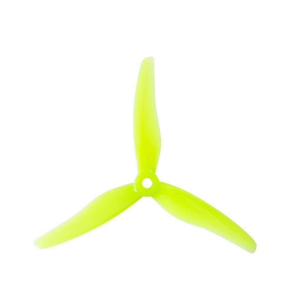 Gemfan Hurricane 51433 Durable Tri-Blade 5" Prop 4 Pack - Choose Your Color — Yellow
