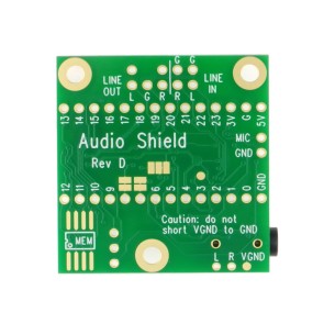 Audio Adaptor Boards for Teensy 4.x (Rev D) - moduł audio dla Teensy 4.0/4.1