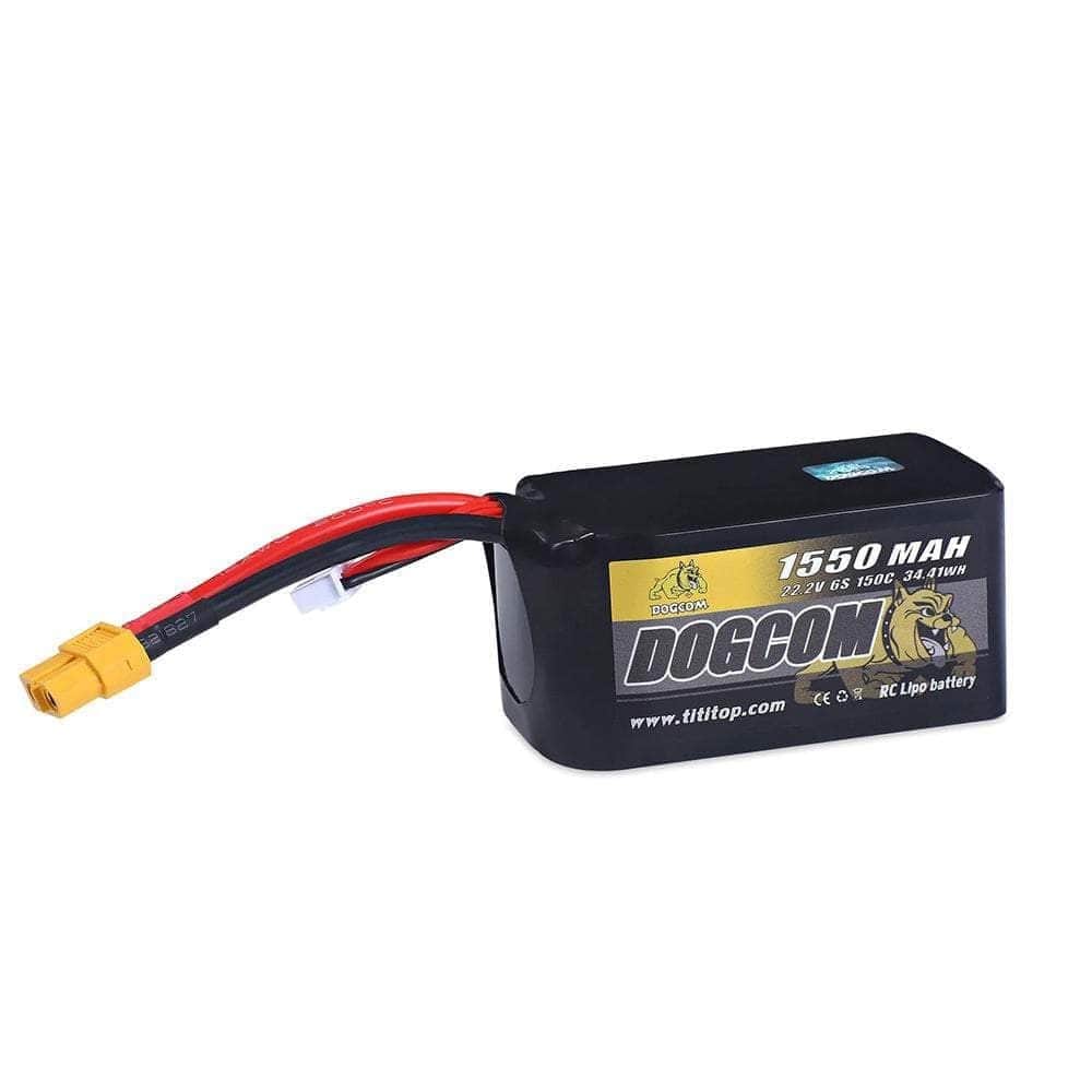 DOGCOM Ultra Series 1550mAh 6S 22.2V 150C LiPo Battery - XT60