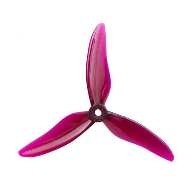 Gemfan Hurricane 51499 Durable Tri-Blade 5" Prop 4 Pack - Choose Your Color — Clear Purple