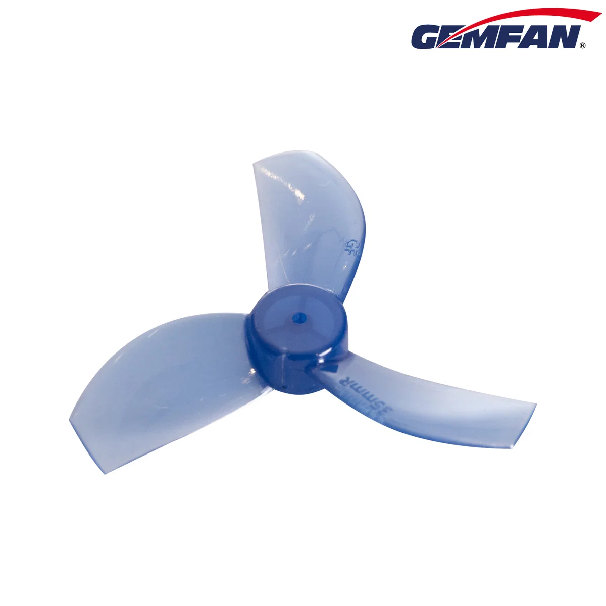 Gemfan 35mm Durable Tri-Blade Propellers 1mm Shaft (4CW+4CCW) - Choose Your Color — Blue