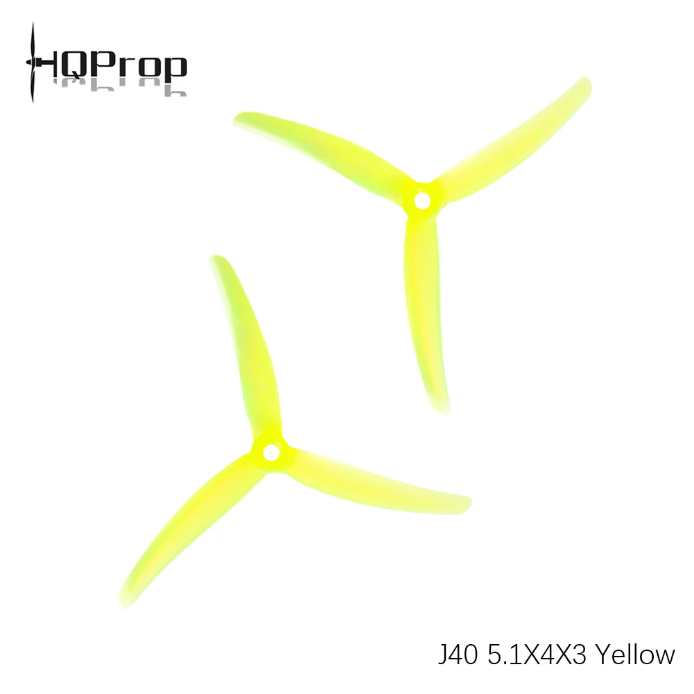 Śmigła HQ Juicy Prop J40 5.1X4X3 (2CW+2CCW) - żółte