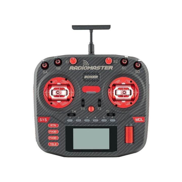 RadioMaster Boxer Max EdgeTX RC Transmitter - ELRS 2.4GHz - Choose Your Version — Red