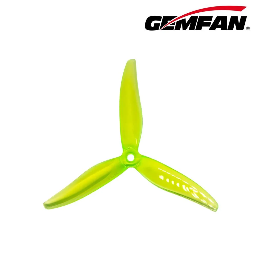 Gemfan Fury 5128 3 (5.1x2.8x3) PC Durable Prop (2CW+2CCW)- Choose Color — Radioactive Green