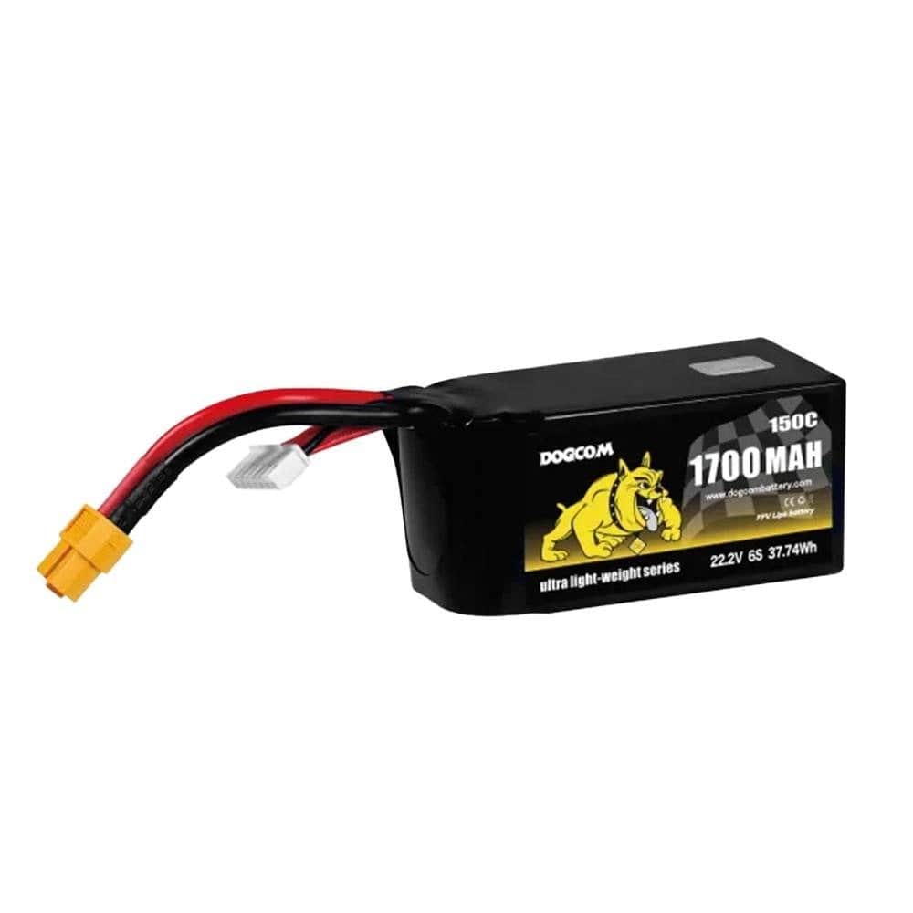 DOGCOM Ultra Series 1700mAh 6S 22.2V 150C LiPo Battery - XT60