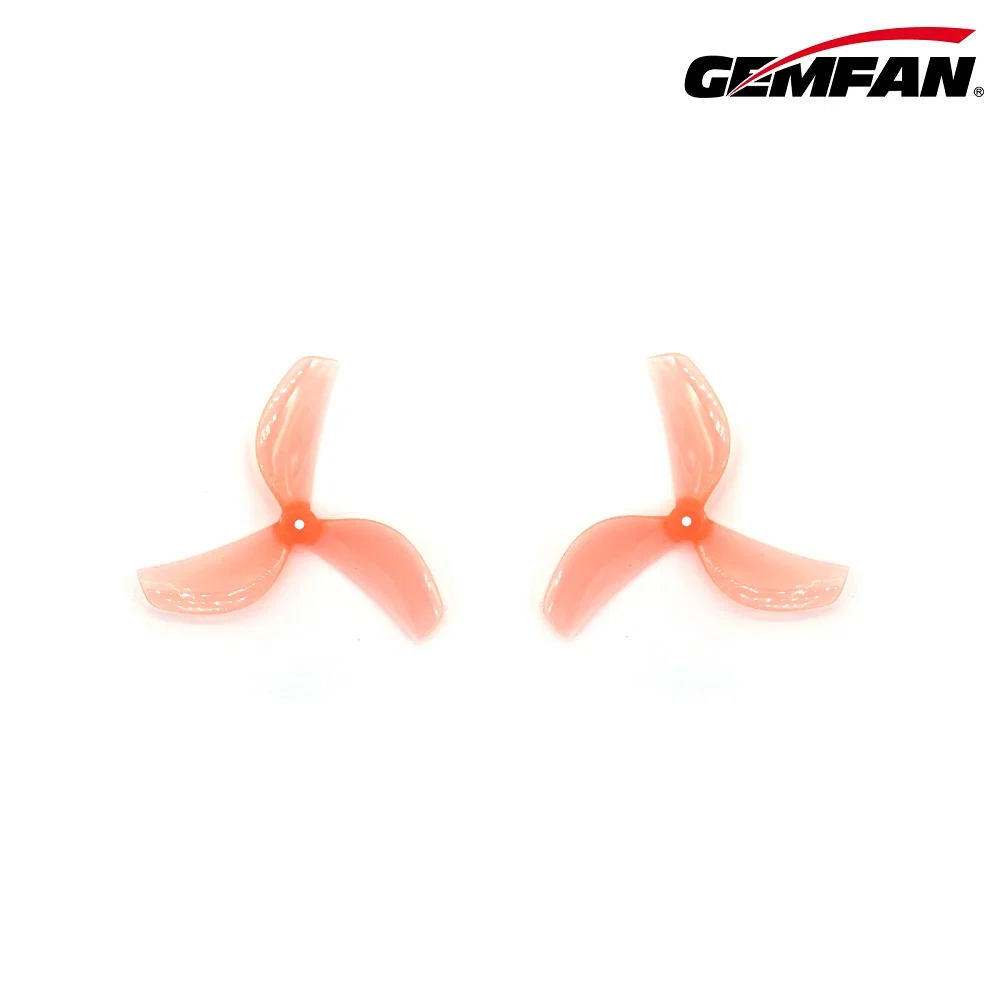 Gemfan 45mm-3 Tri-Blade 1.5mm Shaft Propellers - (4CW+4CCW) - Choose Color — Macho Pink