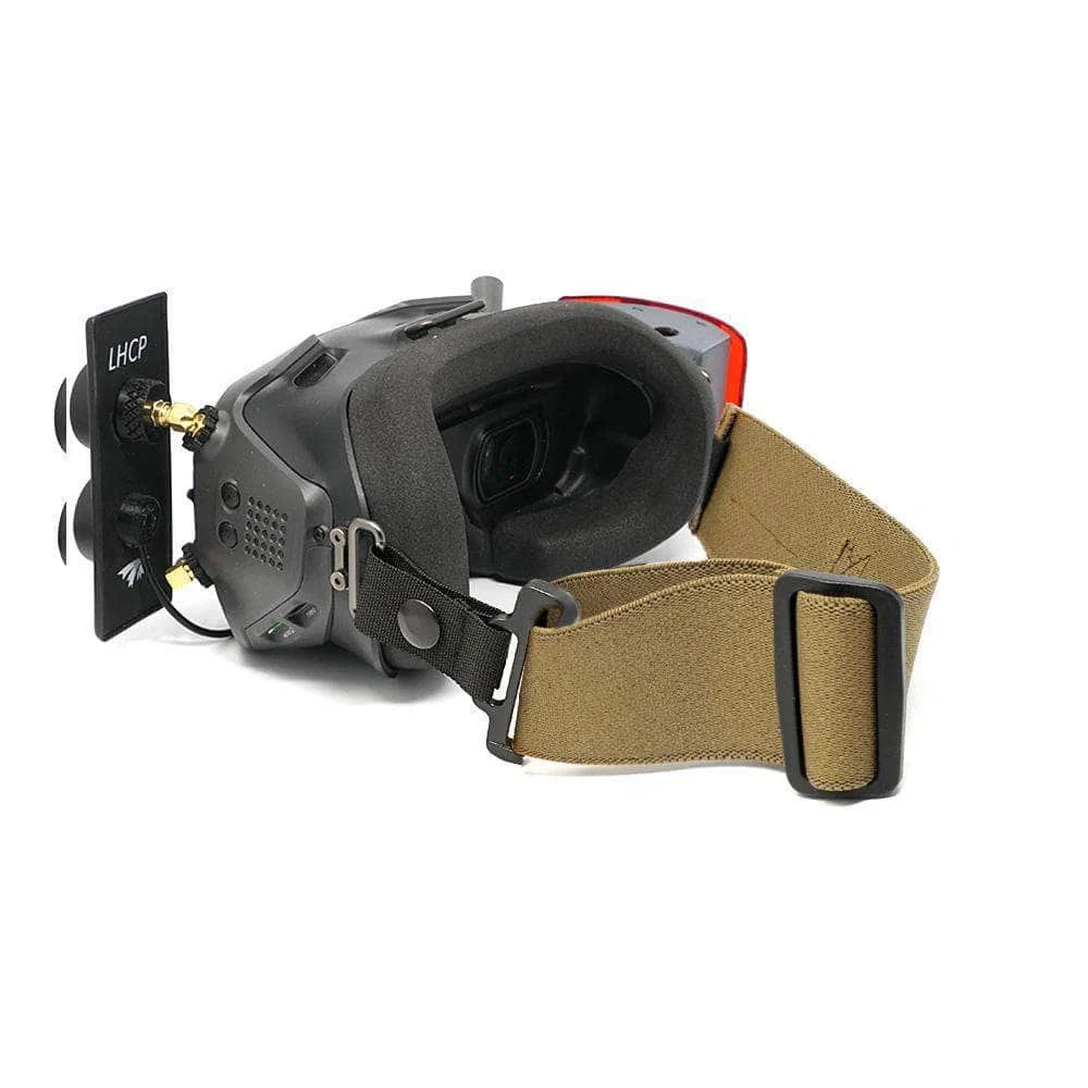 FatStraps 2" FPV Goggle Strap for DJI/Avatar/Dominator/HDZero - Choose Style — Coyote Brown